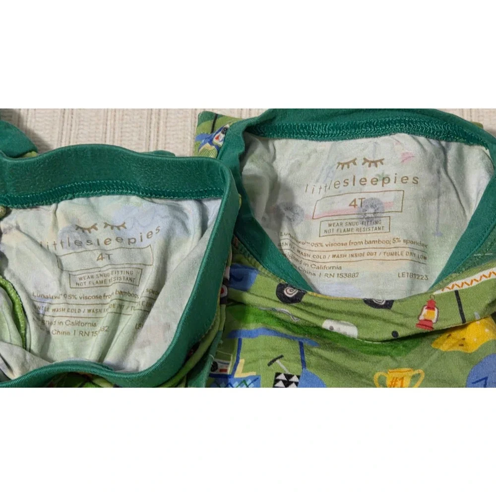 Little Sleepies FairwayFun Golf Bamboo Pajama Set 4T Unisex
